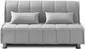 Divano letto EVERGREENWEB MATERASSI & BEDS, 3 posti, matrimoniale, 160 × 190 cm, misura 160 × 190, materasso incluso, Grigio, con funzione letto