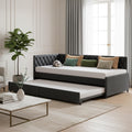 Divano letto RXMORI, singolo, matrimoniale, 180 × 200 cm, legno, allungabile, con rete a doghe, imbottito, per soggiorno