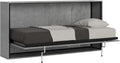 Itamoby Kando Letto singolo a scomparsa orizzontale color Cemento con materasso, struttura trasformabile