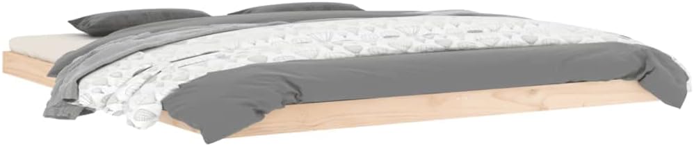 vidaXL Struttura letto, 180 × 200 cm, legno massello, materasso non incluso, per camera da letto