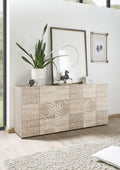 Web Convenienza Credenza, 3 ante, 181 × 83 × 42 cm, Rovere, legno massello, per soggiorno e sala da pranzo