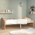 Divano letto Adaxibro, 3 posti, 90 × 200 cm, legno, con rete a doghe, per soggiorno