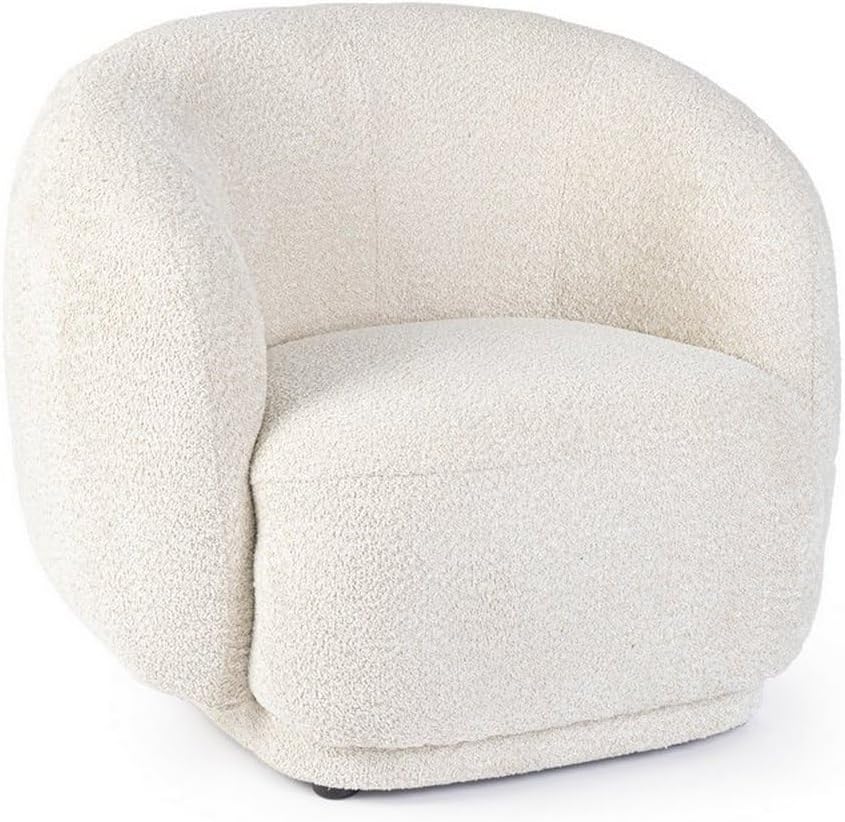 Poltrona KONTE.DESIGN, TECLA, Naturale, 93 × 87 × 73 cm, tessuto, per soggiorno