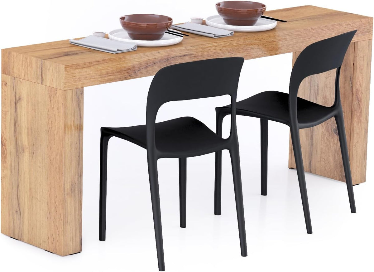Mobili Fiver Tavolo da pranzo, Rovere, per sala da pranzo e cucina
