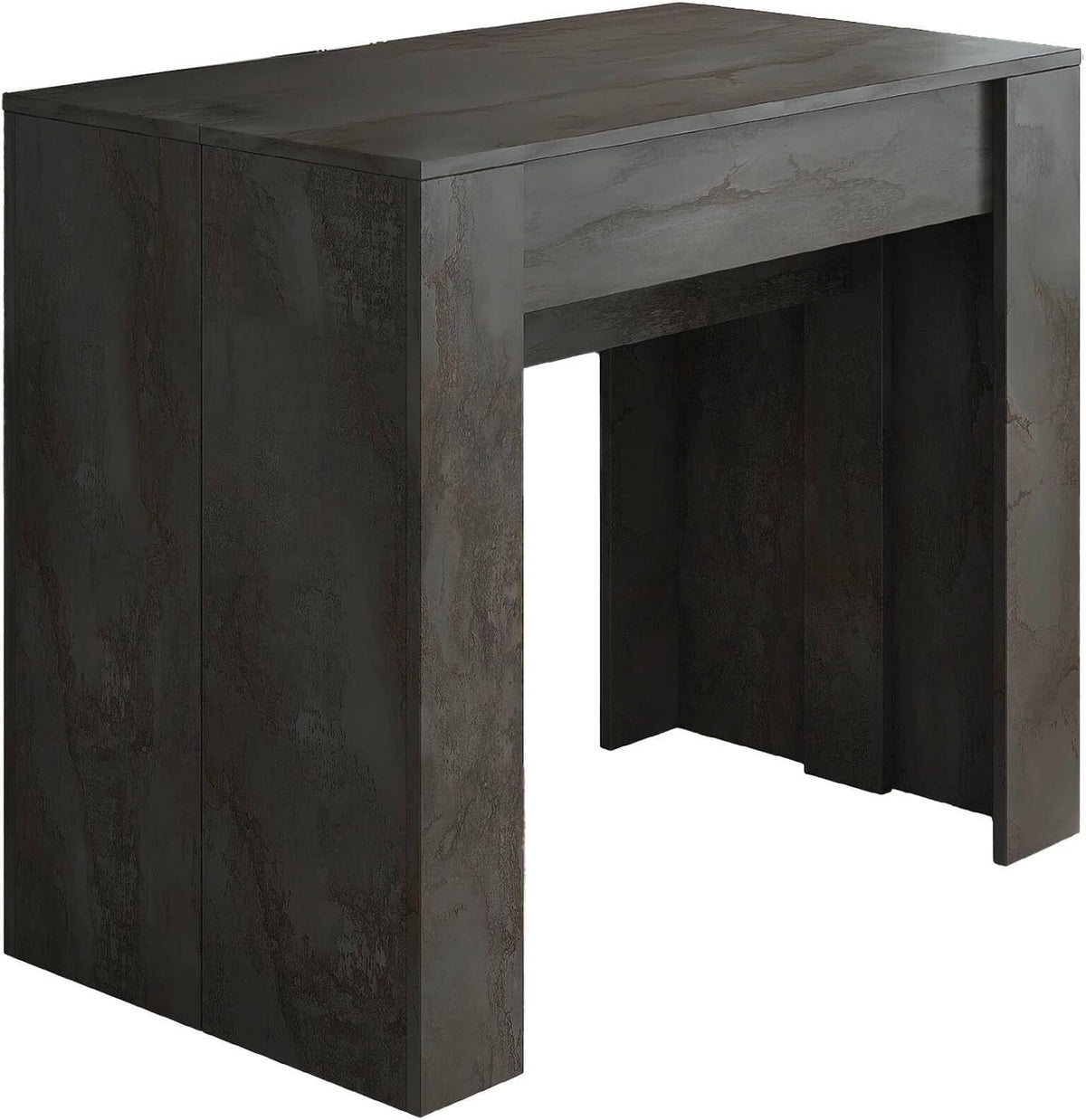 Tavolo da pranzo Dmora, trasformabile, allungabile, 237 × 76,6 × 90 cm, Antracite, per sala da pranzo e cucina