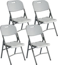 Sedia Giordanoshop, 4 sedie, 47 × 61 × 87 cm, Bianco, pieghevole, per giardino e terrazzo