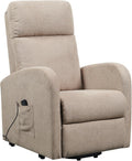 Poltrona reclinabile POLTRONE ITALIA, Beige, alzapersona, con pediera, per soggiorno