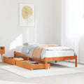 Struttura letto Homgoday, 100 × 200 cm, legno, per camera da letto