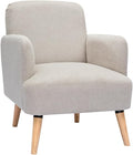 Poltrona Miliboo, ISKO, Beige, legno, velluto, per soggiorno
