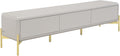 Vente-unique Mobile TV, 140 × 40 × 45 cm, Beige, MDF, per soggiorno