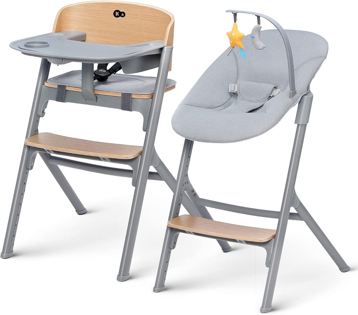 Seggiolone kk Kinderkraft, legno, ergonomico