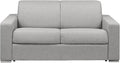 Divano letto Vente-unique, CALITO, 120 cm, 2 posti, Grigio, tessuto, per soggiorno