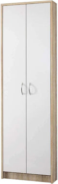 Armadio guardaroba AVANTI TRENDSTORE, 55 × 191 × 25 cm, Rovere/Bianco, legno, per camera da letto