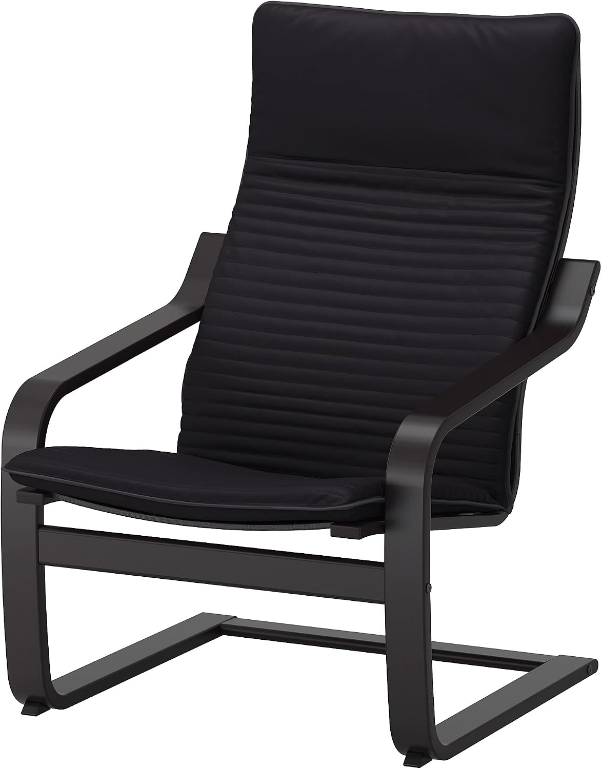 Ikea Poltrona, POÄNG, Nero/Marrone, legno, per soggiorno