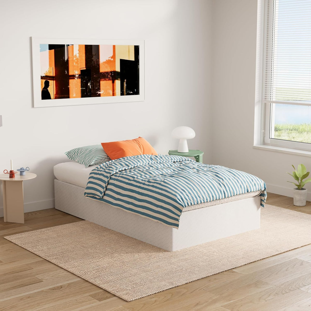 Materasso Daqutic, 22,9 cm, tessuto, per camera da letto