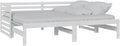 YNGBHFNOP Divano letto, 90 × 200 cm, legno massello, per soggiorno