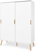 Armadio PINOLINO, con ante scorrevoli, 140 × 55 × 190 cm, legno