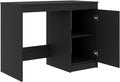 Scrivania vidaXL, 100 × 50 × 76 cm, legno, Grigio, per ufficio