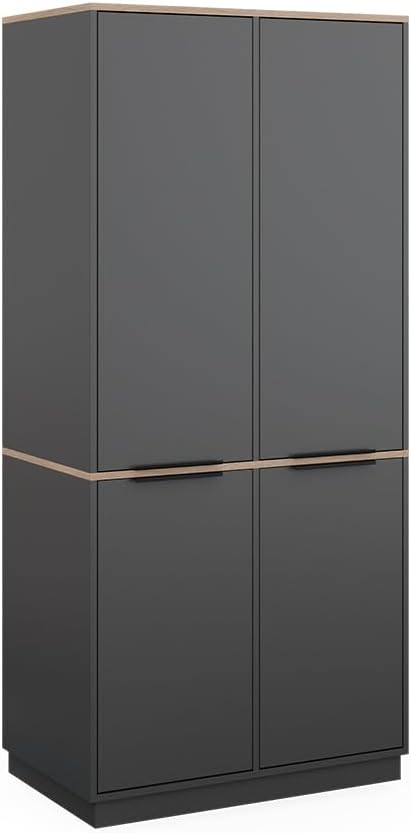 Armadio Vicco, 82 × 179 cm, Antracite