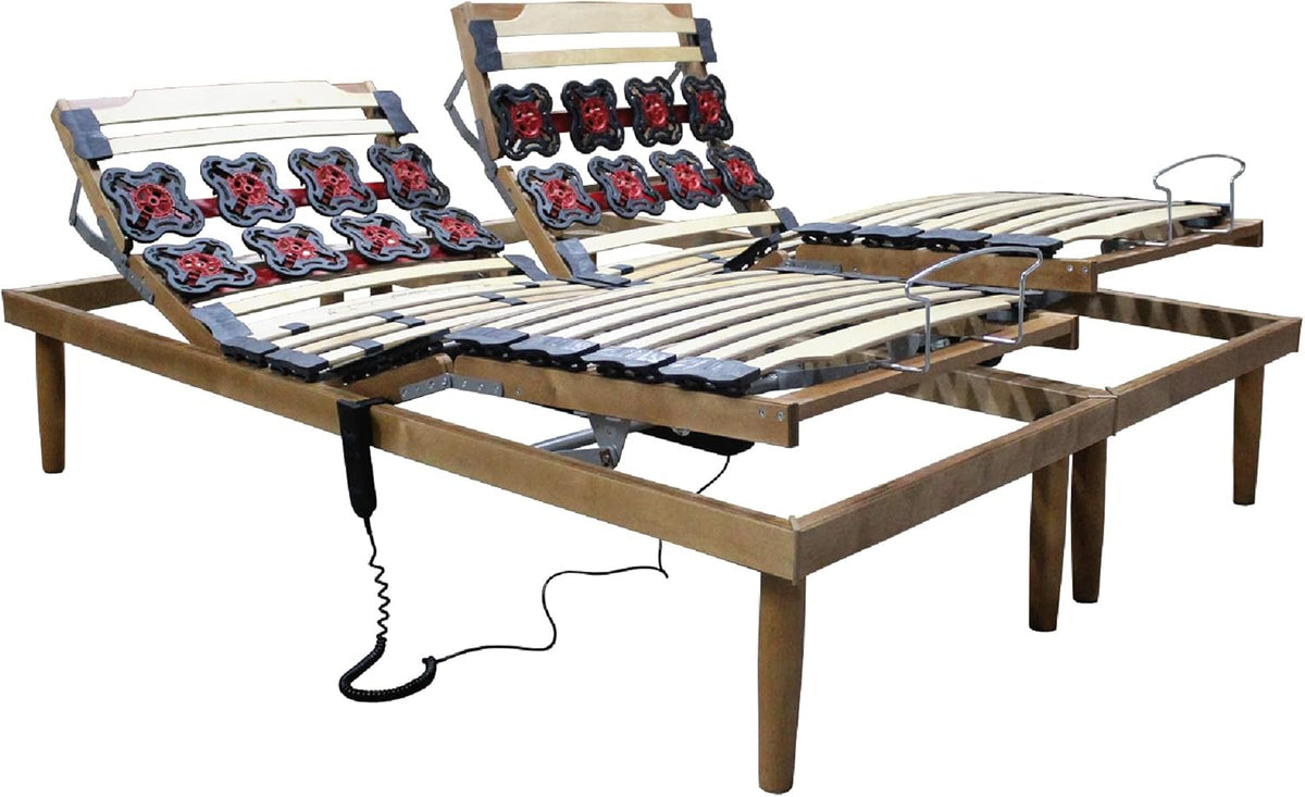 Rete a doghe MEMORYLINE, matrimoniale, elettrico, legno, per camera da letto