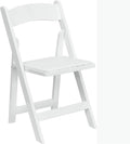 Sedia Flash Furniture, Hercules, Bianco, 4 sedie, pieghevole, imbottito, legno