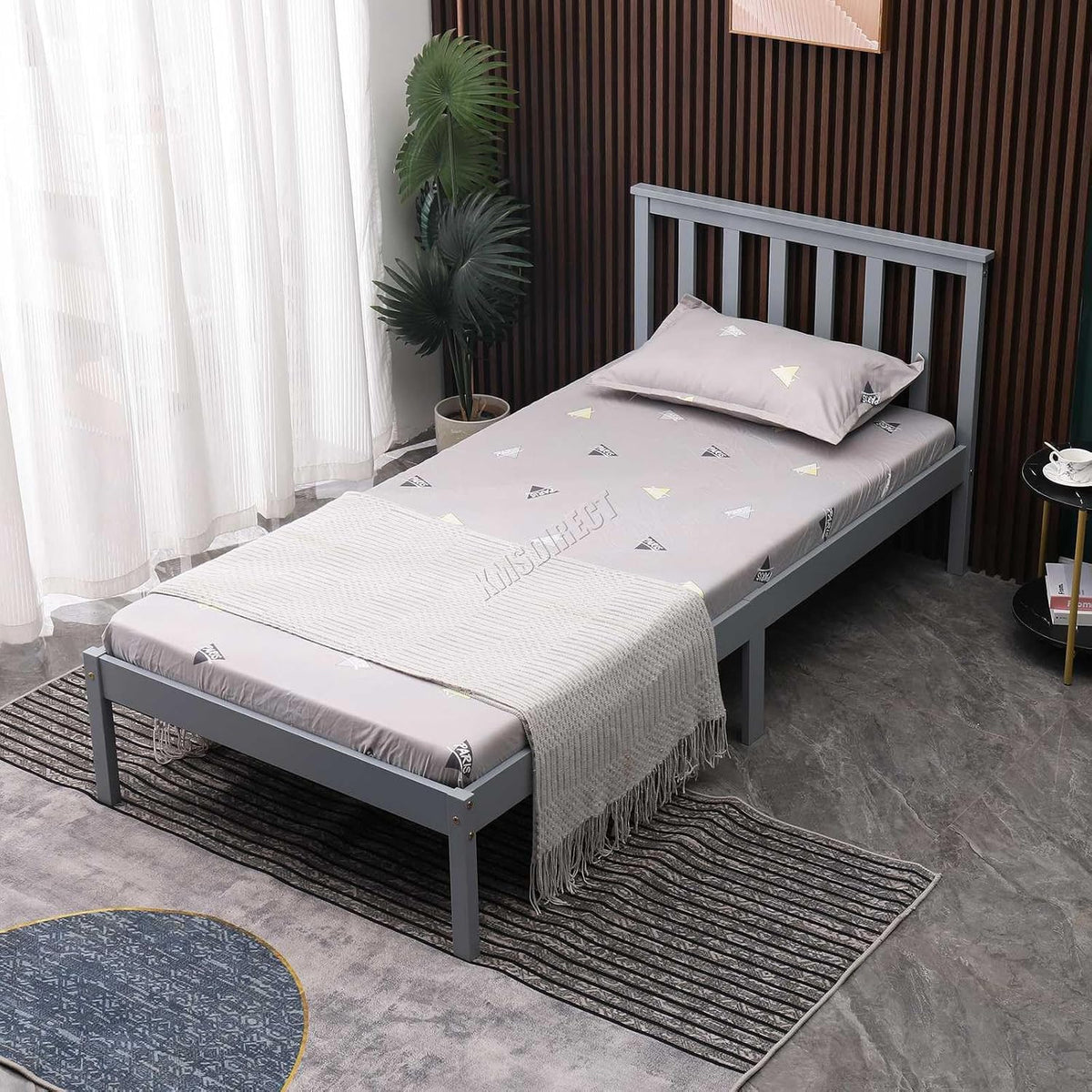 Testiera WestWood, 197 × 98 × 82 cm, 207 × 158 × 82 cm, legno, Bianco, per camera da letto