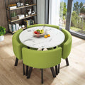 Set da pranzo, 80 × 75 cm, metallo, per sala da pranzo e cucina