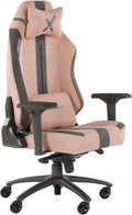 Sedia da ufficio X Rocker, Grigio, velluto, ergonomica, per ufficio