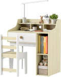 Set scrivania e sedia AIYAPLAY, legno, con sedia, per ufficio