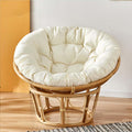 Poltrona, 110 × 110cm, rattan, Nero, per giardino e terrazzo