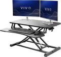 Scrivania VIVO, desk-v000k, 32 pollici, regolabile, per doppio monitor, con molla a gas, per ufficio