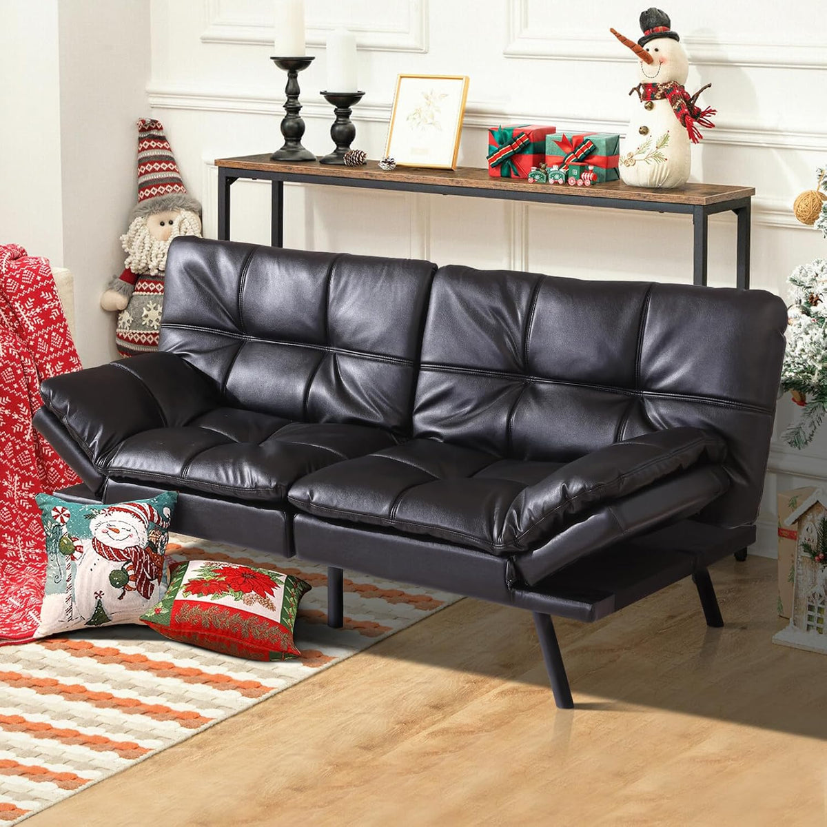 MUUEGM Divano letto, 267PU-HE-01, legno, memory foam, per soggiorno