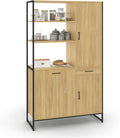 Credenza IDMarket, 100 cm, 3 ante, per soggiorno e sala da pranzo