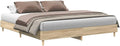 vidaXL Struttura letto, Rovere, 160 × 200cm, materasso non incluso, per camera da letto