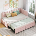 Divano letto Kebnor, 180 × 200 cm, 2 in 1, imbottito, velluto, per soggiorno
