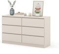 Cassettiera Homlando, 120 × 40 × 80,5 cm, 6 cassetti, per ufficio