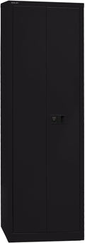 Armadio BISLEY, 40 × 60 × 195 cm, 4 ripiani, Nero, metallo